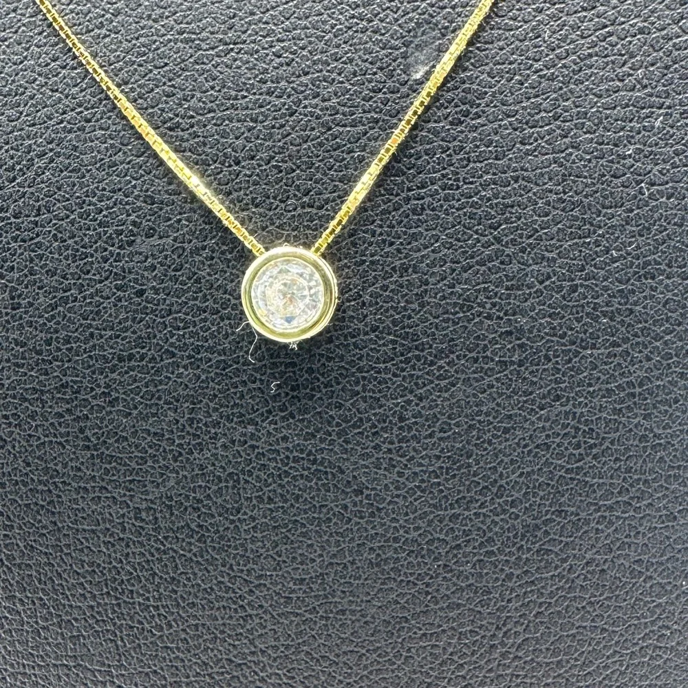 0.50ct Solitaire Necklace - Picture 7 of 9